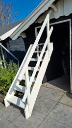 Hardhouten trap van strandhuis, Ophalen, 2 tot 4 meter