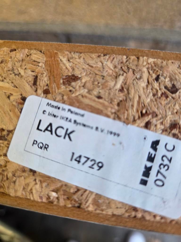 IKEA LACK plank wit met beugel, Ophalen, Gebruikt
