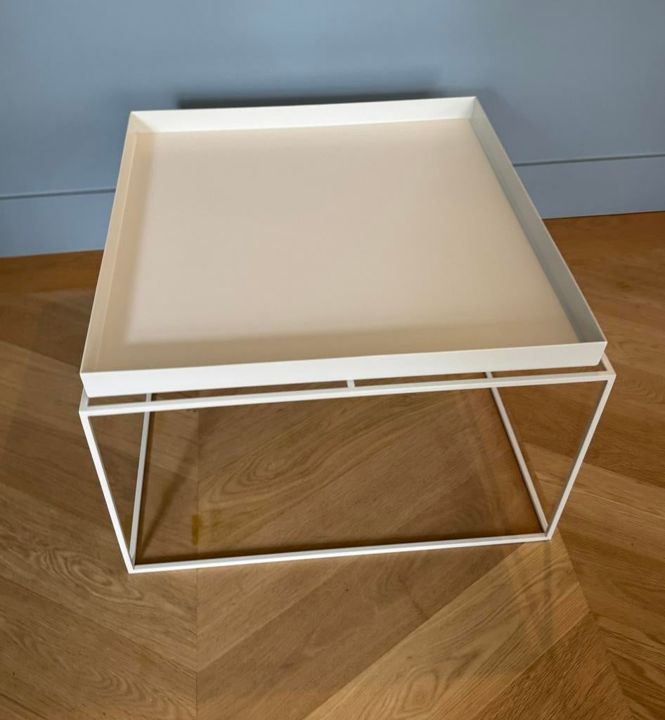 Hay tray table 60x60 wit, Huis en Inrichting, Ophalen, 50 tot 100 cm, 50 tot 75 cm, Vierkant
