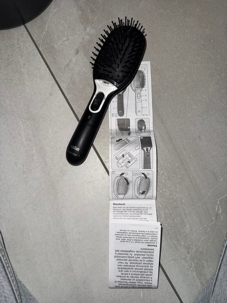 Braun Satin Hair 7, Ophalen of Verzenden, Gebruikt, Kam of Borstel