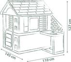 Smoby S.Life Nature speelhuisje met buitenkeuken nu €129.95, Kinderen en Baby's, Ophalen of Verzenden, Nieuw