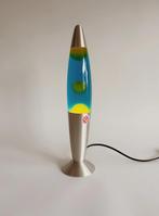 RETRO LAVALAMP | BLAUW/GEEL (NIEUW), Ophalen of Verzenden, Huis en Inrichting
