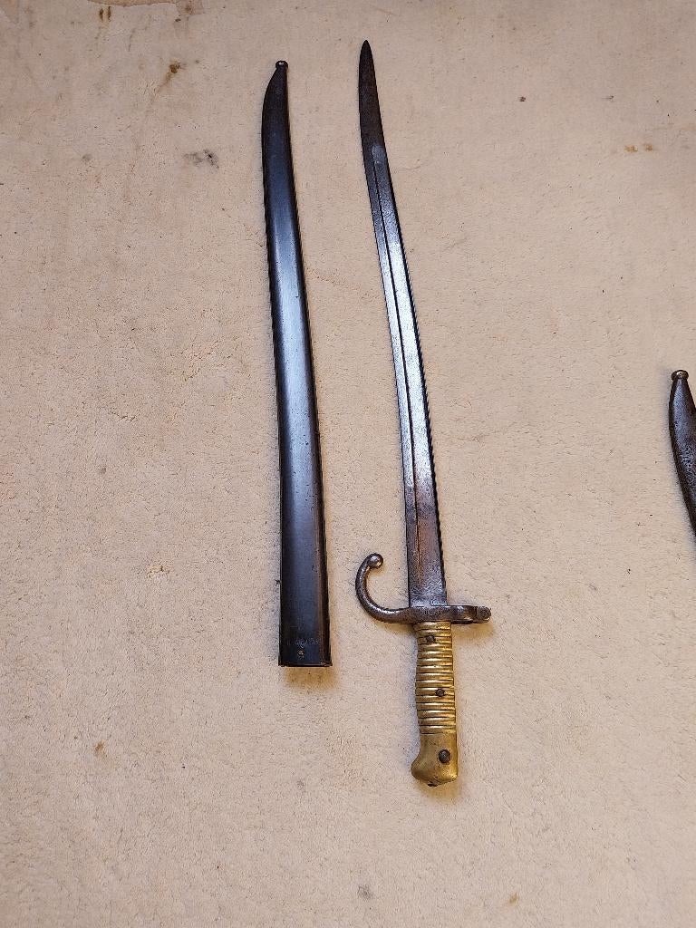 Bajonet, Verzamelen, Militaria | Algemeen, Ophalen of Verzenden, Landmacht, Overige gebieden, Mes of Dolk