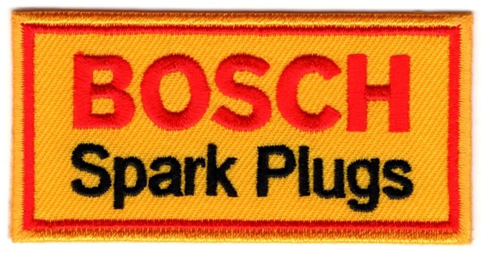 Bosch Spark & Plugs stoffen opstrijk patch embleem, Verzenden