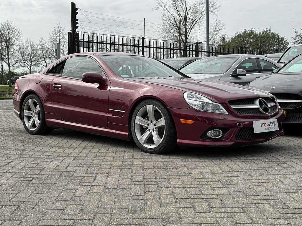 Mercedes-Benz SL550 V8 SL-klasse 382pk 2009, Auto's, Mercedes-Benz, Automaat, Gebruikt, Cabriolet, Bedrijf