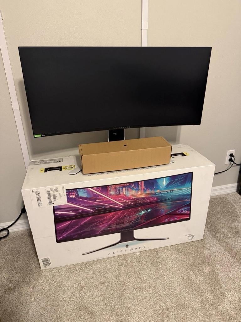 Alienware AW3420DW 34” Ultrawide Curved Gaming Monitor 120Hz, Computers en Software, Monitoren, Gaming, 101 t/m 150 Hz, VA, Ophalen of Verzenden