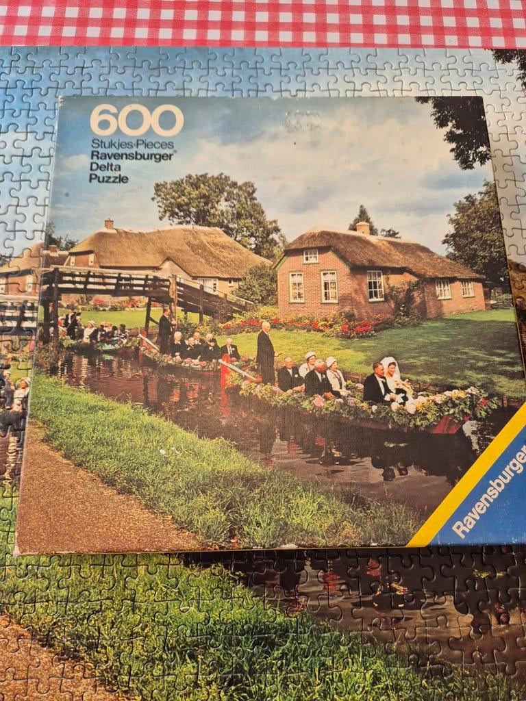 Ravensburger Delta puzzel 600 stukjes Compleet, Ophalen of Verzenden, 500 t/m 1500 stukjes, Gebruikt, Legpuzzel