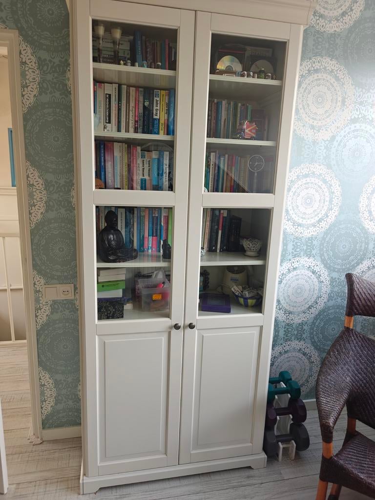 Vitrinekast, Huis en Inrichting, Kasten | Vitrinekasten, Ophalen, Gebruikt, 25 tot 50 cm, 50 tot 100 cm