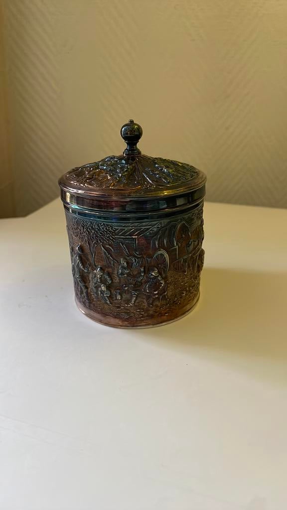 Verzilverde theebus DE, Ophalen of Verzenden