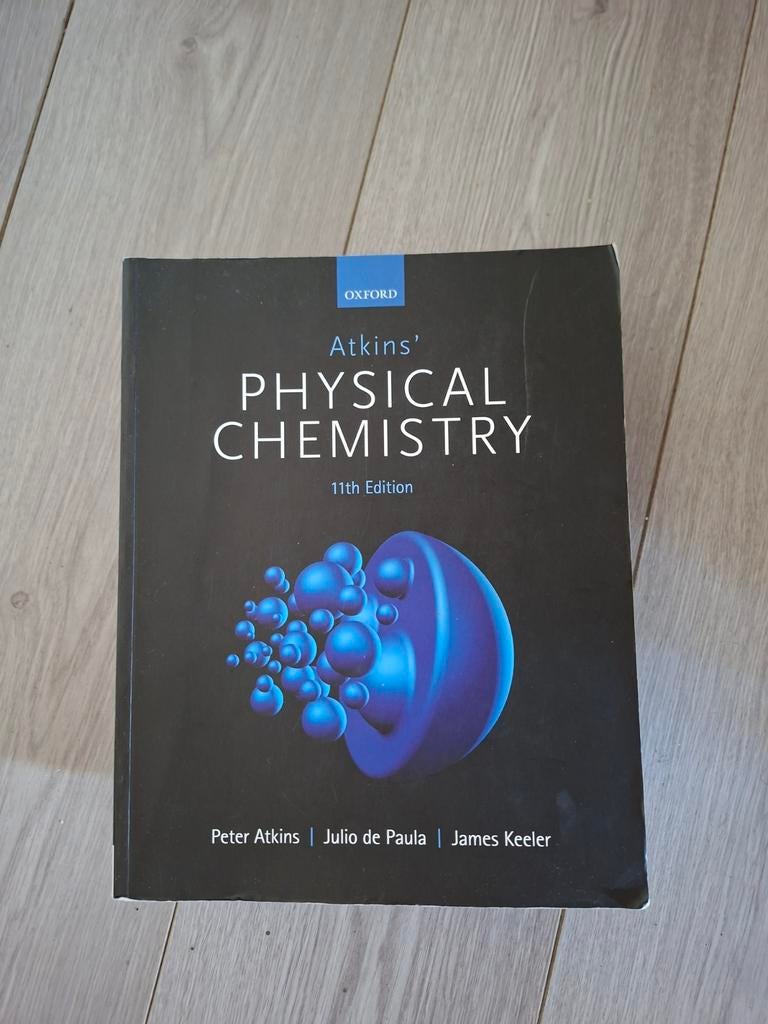 Atkins' Physical Chemistry - 11e editie, Ophalen of Verzenden, Atkins, de Paula, Keeler, Beta, WO