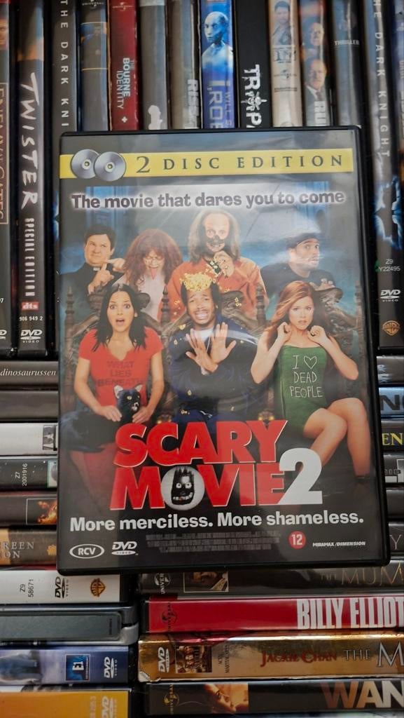 Scary movie 2 dvd, Alle leeftijden, Ophalen of Verzenden, Zo goed als nieuw