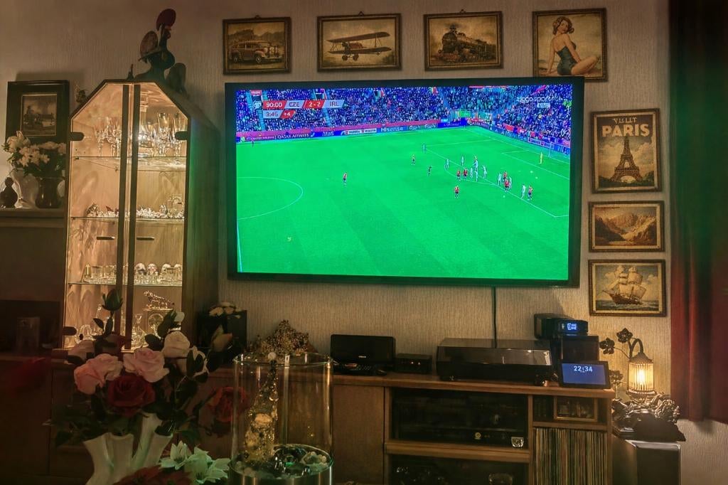 Samsung tv  Qled 75 inch, Audio, Tv en Foto, Televisies, Ophalen, QLED, 50 Hz, Zo goed als nieuw