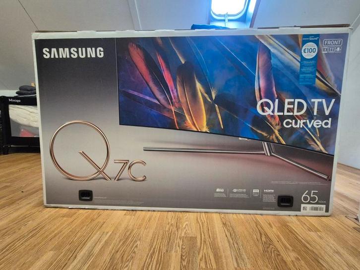 Samsung Curved Q7C 65 inch QLED TV, Audio, Tv en Foto, Televisies, Gebruikt, QLED, 100 cm of meer, 4k (UHD), Samsung, Smart TV