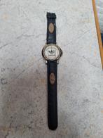 Adidas herenhorloge met zwart leren bandje, Overige merken, Polshorloge, ..., Ophalen of Verzenden