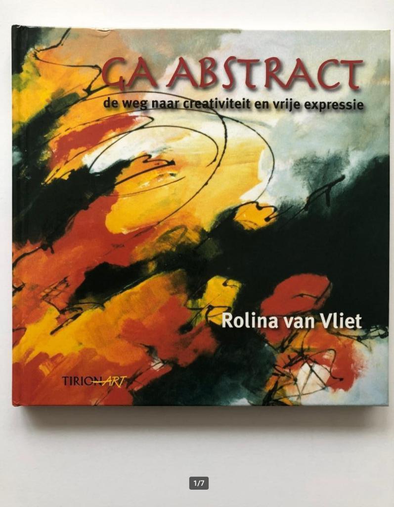 Ga Abstract (hardcover), Boeken, Verzenden, Zo goed als nieuw, Tekenen en Schilderen, Rolina van Vliet