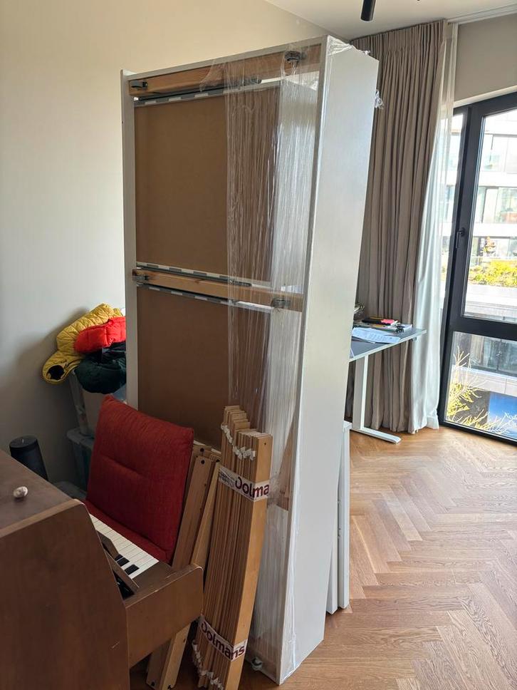 Gratis vandaag ophalen! IKEA Hemnes bedbank Wit incompleet, Huis en Inrichting, Slaapkamer | Bedden, Gebruikt, Tweepersoons, 80 cm