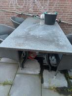 Natuursteen tuintafelset, Ophalen, Gebruikt, Rechthoekig, Overige materialen