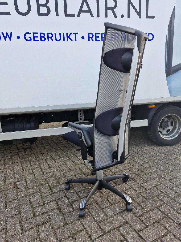 Hag H09 ( directie ) bureaustoel extra hoge rugleuning (20x), Blaak 28 Rotterdam, Zwart, Hag / Flokk, Ophalen of Verzenden
