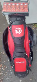Golfset B-Square met golftas en trolley - Gebruikt, prima st, Sport en Fitness, Golf, Ophalen of Verzenden, Gebruikt, Set