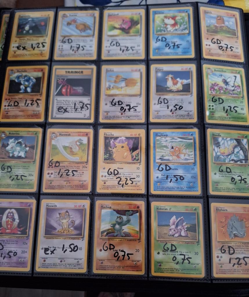 Base set 2 losse kaart verkoop - pokemon, Ophalen of Verzenden, Zo goed als nieuw