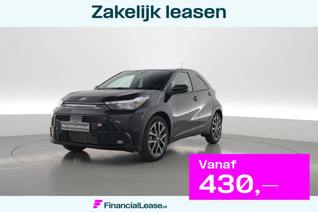 Toyota Aygo X Hybrid 115 GR Sport | Direct Leverbaar | Camer, Stof, Gebruikt, Zwart, 4 stoelen