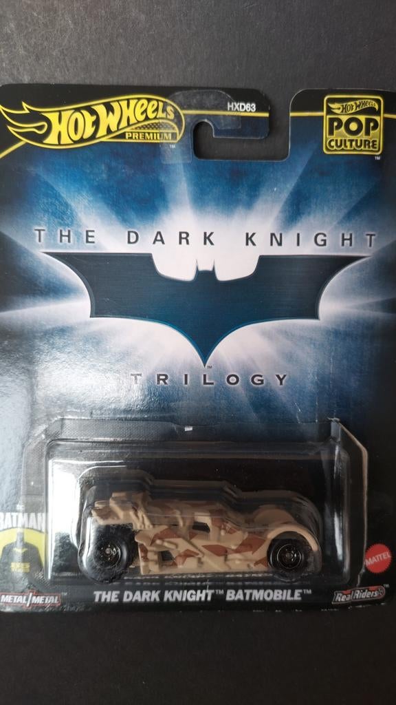 Batman Batmobile The Dark Knight 1:64 Hotwheels Pol, Auto, Nieuw, Ophalen of Verzenden, 1186mj 1 NL