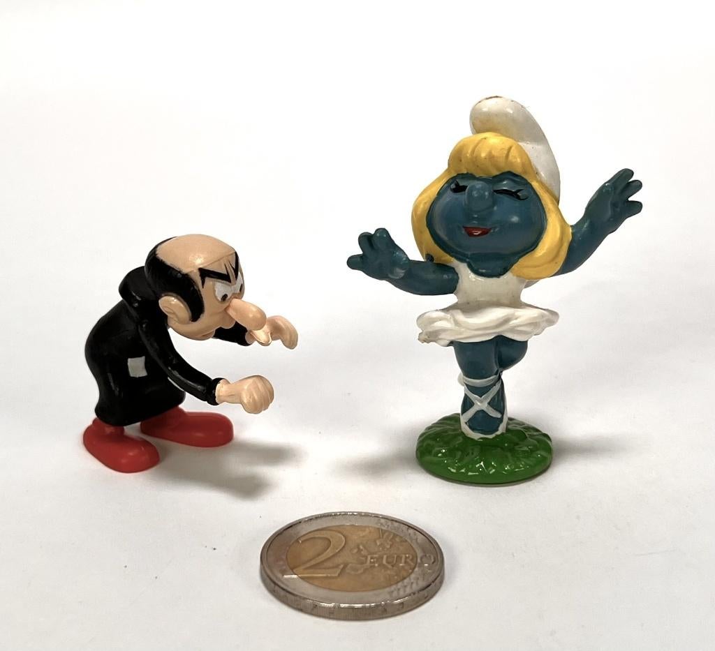 633. Smurfen, Schleich - Peyo stripfiguren collectie, Ophalen of Verzenden, Zo goed als nieuw, Verschillende Smurfen