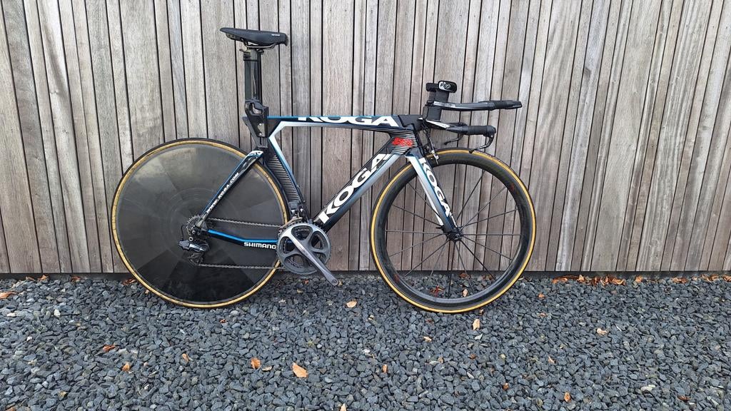 Koga tijdritfiets met Shimano Di2, Fietsen en Brommers, Fietsen | Racefietsen, Ophalen of Verzenden, Carbon, Meer dan 20 versnellingen