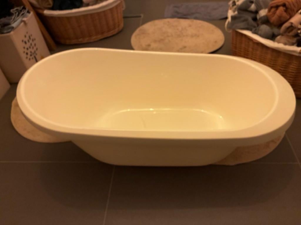 Babybadje Bébé-jou incl. Badstop, Ophalen, Zo goed als nieuw, Badje, Bébé-jou