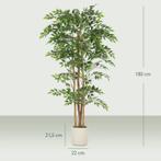 Kunstplant Ficus 180 cm - Realistische Groene Decoratie, Binnen, Nieuw, Ophalen of Verzenden, A