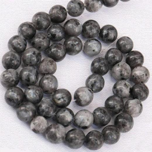 Streng Labradoriet Larvikiet 'Flits' edelsteen 6 mm kralen, Hobby en Vrije tijd, Kralen en Sieraden maken, Nieuw, Kraal, Ophalen