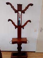 Prachtige antieke kapstok met spiegel en lade, Huis en Inrichting, Gebruikt, 150 tot 200 cm, Hout, Ophalen