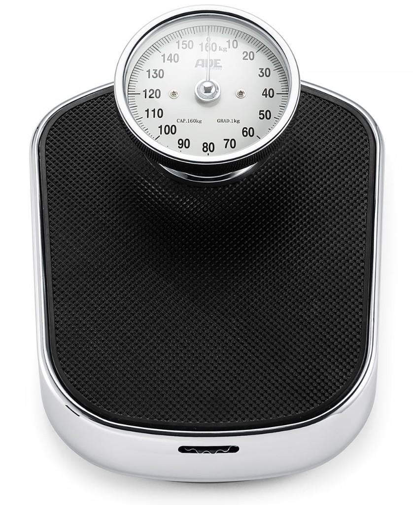 Nieuw | Personenweegschaal - Weegbereik 160kg - Zwart, Witgoed en Apparatuur, Weegschalen, Ophalen, Analoog, Nieuw, 100 kg of meer