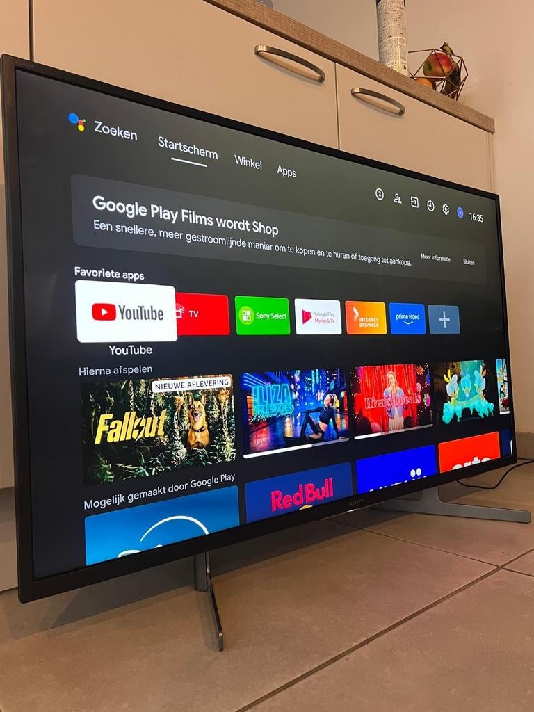 Sony 43 Inch 4k Smart Tv Prima Staat, LED, 50 Hz, Ophalen of Verzenden, Zo goed als nieuw