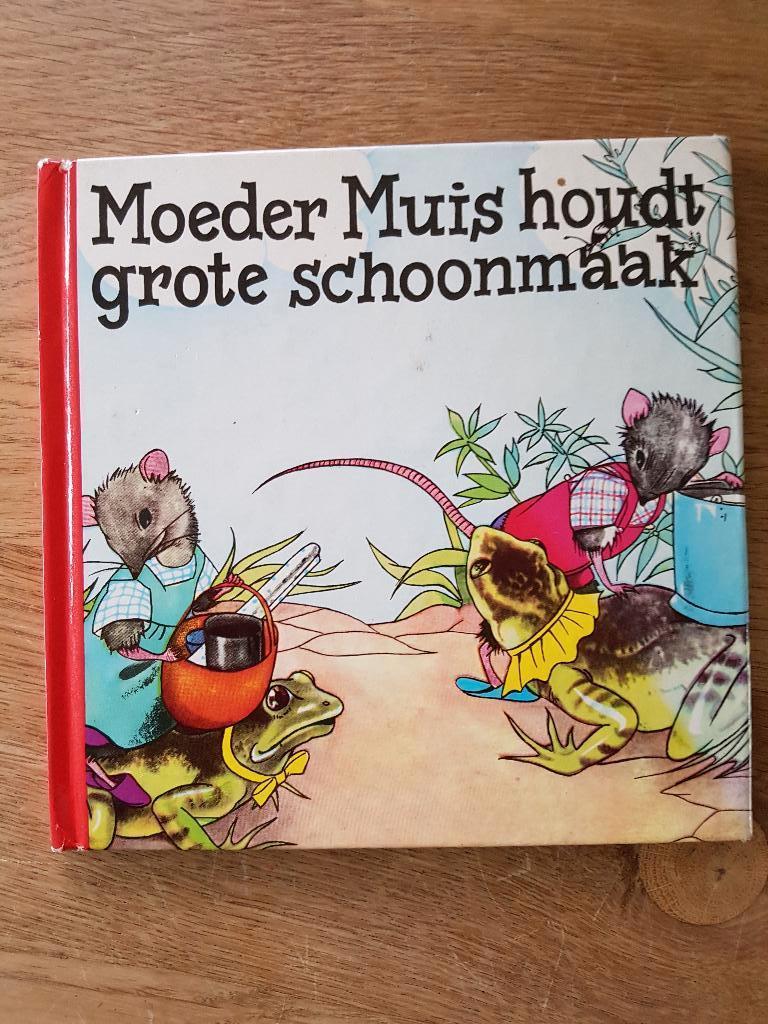 MOEDER MUIS HOUDT GROTE SCHOONMAAK. NANS VAN LEEUWEN., Gelezen, Fictie algemeen, Jongen of Meisje, Voorleesboek