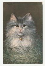 Poezen.  Poes met bel.  1910.  Illustrateurs., Verzenden, Voor 1920, Gelopen, Overige thema's