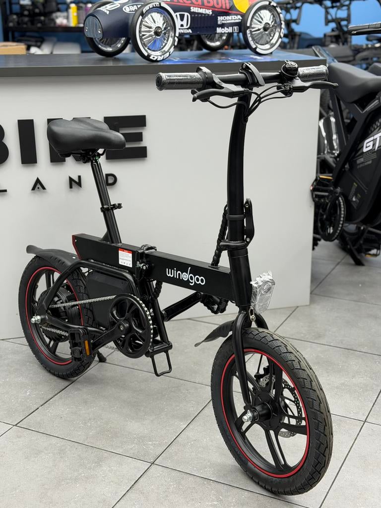 NIEUW Wingoo B20 zwart elektrische vouwfiets ebike fiets, Fietsen en Brommers, Fietsen | Vouwfietsen, Nieuw, 14 tot 16 inch, Ophalen of Verzenden