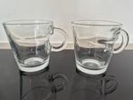 Nespresso espresso 2x glas View nieuw, Glas of Glazen, Nieuw, Ophalen of Verzenden, Glas