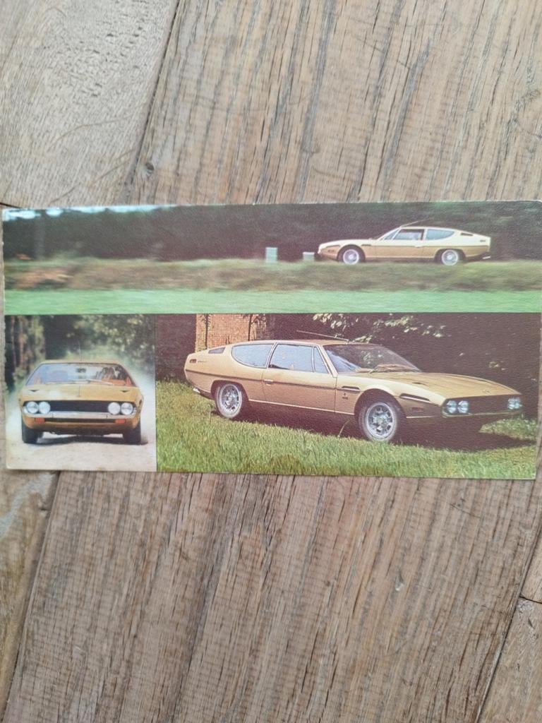 Lamborghini Espada brochure 1971, Ophalen of Verzenden, Gelezen, Lamborghini