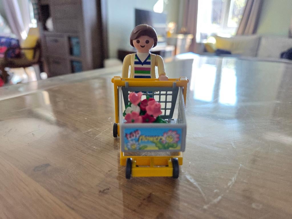 4638 playmobil winkelwagen, Ophalen of Verzenden, Gebruikt, Complete set