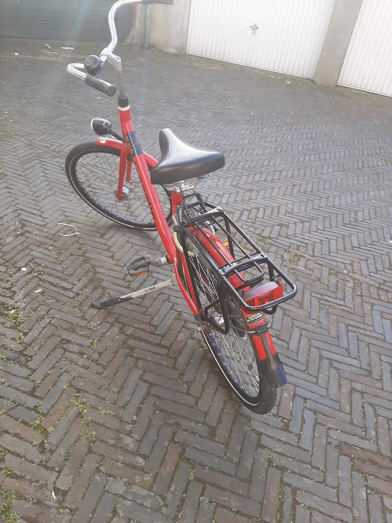 prima gazelle dames  fiets, Ophalen, Terugtraprem, Gebruikt, 56 cm of meer