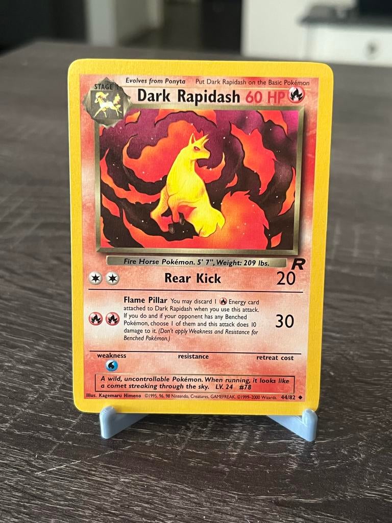 Dark Rapidash (44/82) - Team Rocket - Good, Ophalen of Verzenden, Gebruikt, Losse kaart