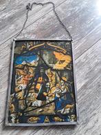 Antiek glas in lood paneel - Driekoningen. Zonder glasplaat, Ophalen of Verzenden