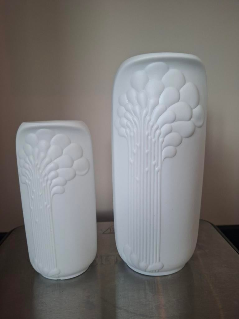 Kaiser Biscuit Keramiek Vazen Set met Boom Afbeelding, Ophalen of Verzenden