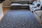Groot Desso&Ex vloerkleed 225 x 325 cm blauw/blauwgrijs, Ophalen, Klassiek  Modern Landelijk, Gebruikt, Blauw