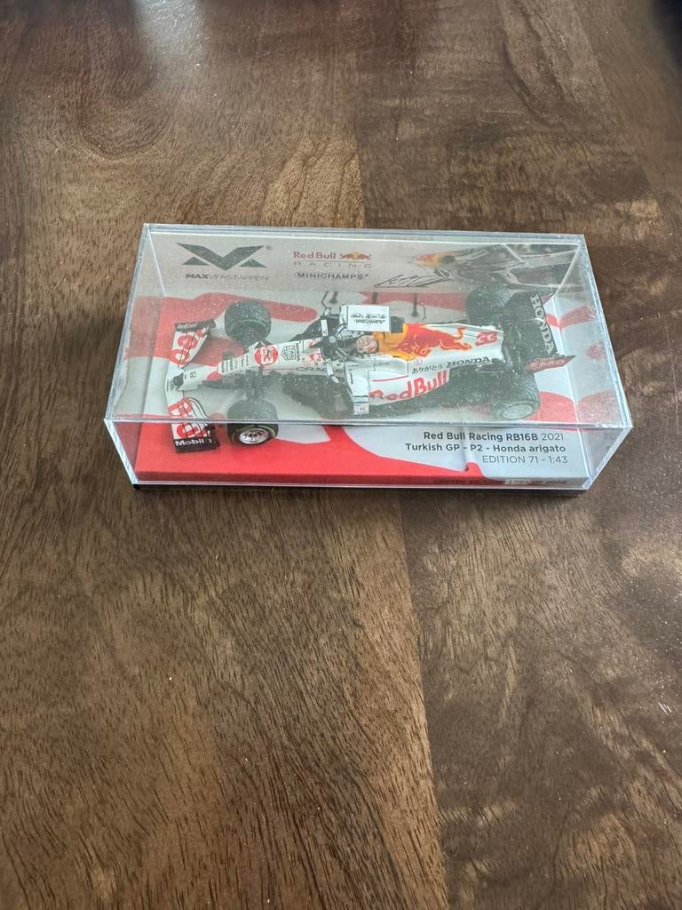 Max Verstappen 1:43 P2 Turkije 2021, Ophalen of Verzenden, Nieuw, Formule 1