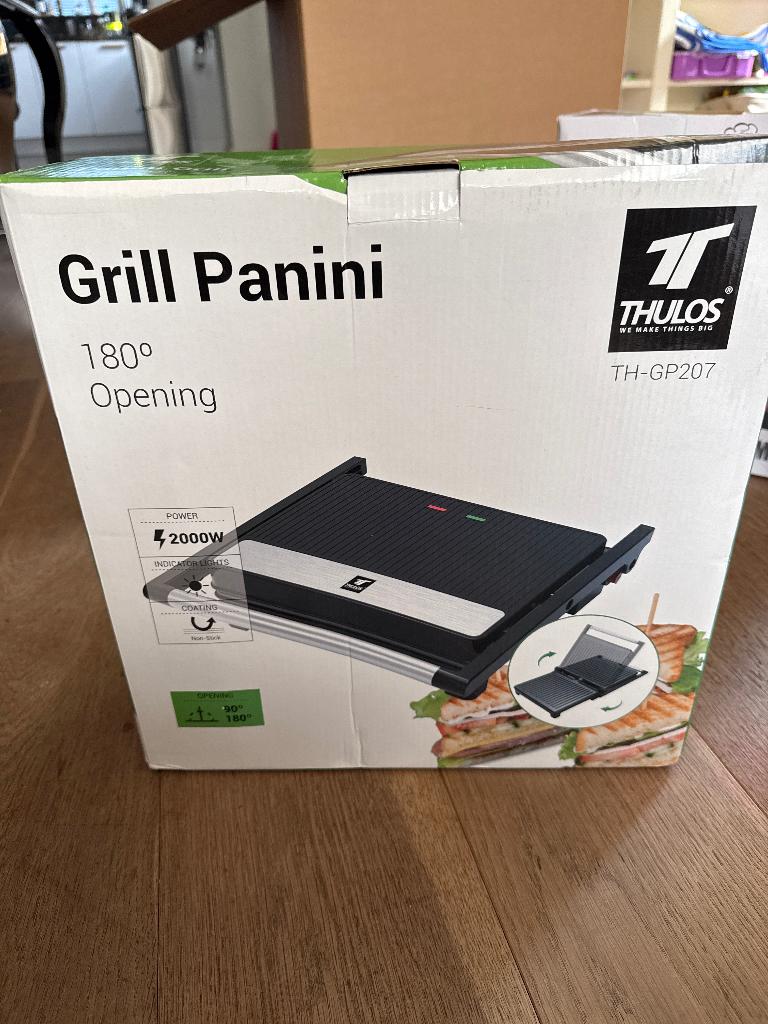Grill panini, Witgoed en Apparatuur, Contactgrills, Ophalen, Nieuw