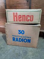 Vintage kartonnen doos Radion Henco - Decoratie, Verzamelen, Ophalen of Verzenden, Gebruikt