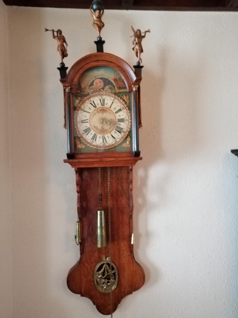 Antieke Friese Staartklok, Antiek en Kunst, Antiek | Klokken, Ophalen