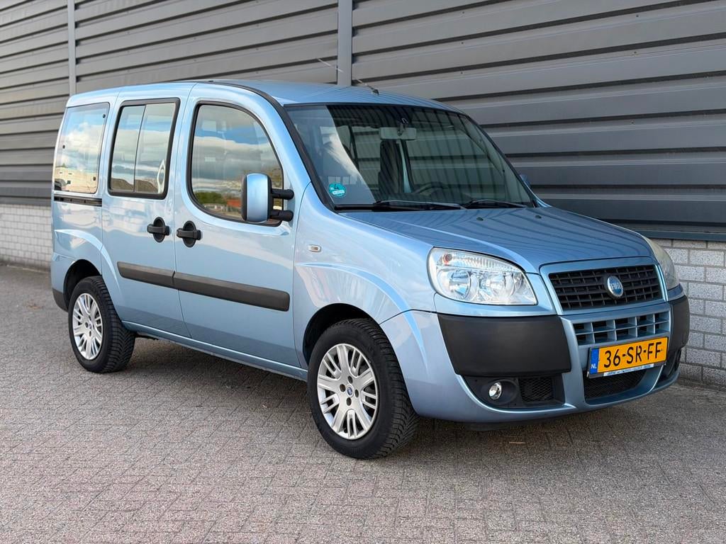 Fiat Doblò 1.4 Family Plus Airco 7 persoons 1STE EIGENAAR!, Auto's, Fiat, Voorwielaandrijving, Stof, Gebruikt, 4 cilinders